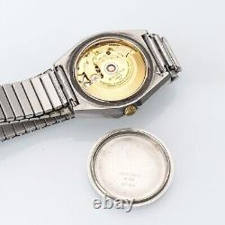 1978 Bulova Automatic Dual Day ETA 2879 Movement Running Two Tone Watch Men 36mm