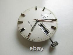 ETA cal. 2879 Swiss automatic Day Date watch movement running
