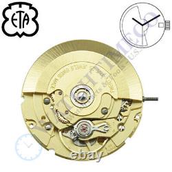 Genuine ETA 2824-2 Automatic Watch Movement Swiss Made Gold Colored GILT NEW