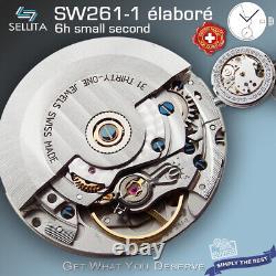 Movement Automatic Sellita, Sw261-1, Elabore, Small Second, Swiss Made