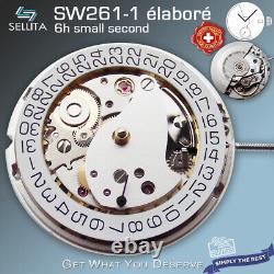 Movement Automatic Sellita, Sw261-1, Elabore, Small Second, Swiss Made