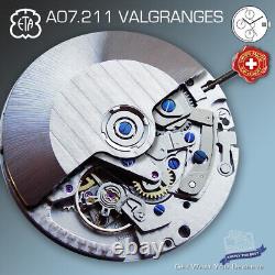 Movement Eta Valgranges A07-211, Automatic Chronograph, Swiss Made