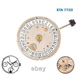 Movement Eta Valjoux 7753 Automatic 27 Jewelry Chronograph Hamilton