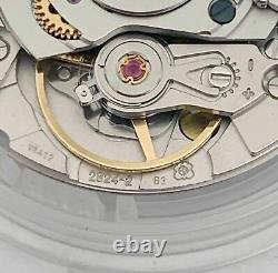 Nos Swiss 25j Eta 2824-2 Automatic Wristwatch Movement White Day/date Discs Nos