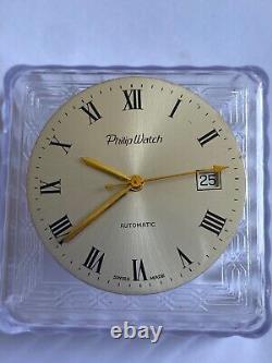 Philip Watch Dial & Movement Automatic Date Eta 2824-2 Swiss Working Condition