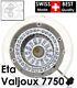 Swiss Eta Valjoux 7750 25 Jewels Automatic Movement. White, English Day Date