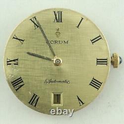 Vintage Corum 21 Jewel Automatic Men's Wristwatch Movement ETA 2824 for Parts