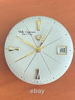 Vintage Men's Jules Jurgensen Wrist Watch Movement, Cal. Eta2452, Keeping Time